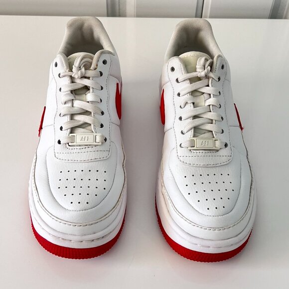 Nike Air Force I - Red and White 2018 - Picture 4 of 12